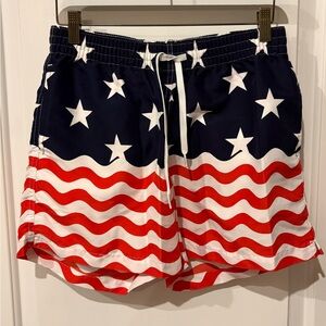American FlagSwim Shorts - Red, White & Navy
